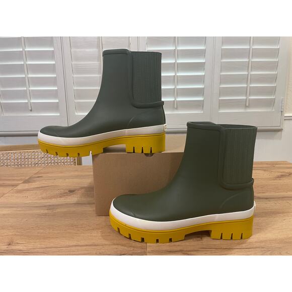 Tory Burch Olive and Mustard Winter Boots - Picture 4 of 12